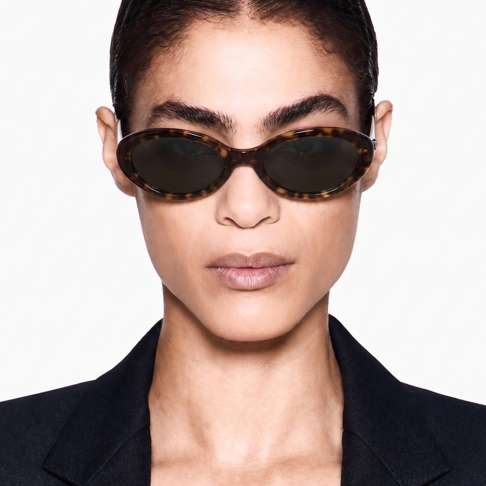 Vtg Ray-Ban Rituals Tortoise Shell Oval Round Woman Sunglasses Italy Frames Only